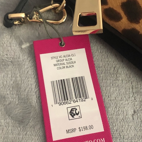 NWT Vince Camuto Animal Print/Calf Hair Crossbody - Picture 5 of 5